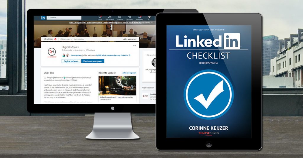 Corinne Keijzer - LinkedIn bedrijfspagina checklist